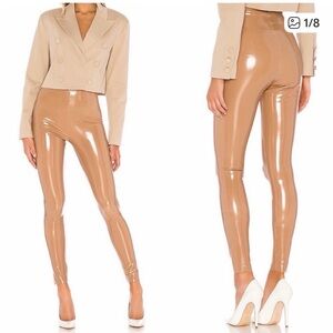 Commando Faux Patent Leather Legging in Nude
